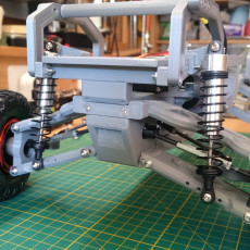Picture of print of MyRCCar 1/10 MTC Chassis Updated. Customizable chassis for Monster Truck, Crawler or Scale RC Car This print has been uploaded by Rocco