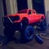 MyRCCar 1/10 MTC Chassis Updated. Customizable chassis for Monster Truck, Crawler or Scale RC Car print image