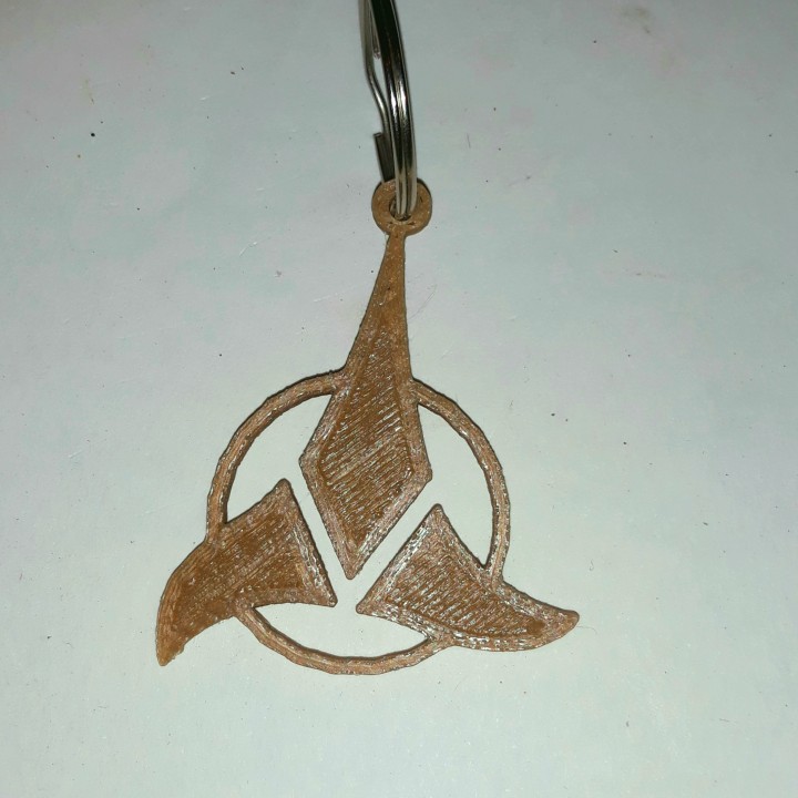 Klingon keychain