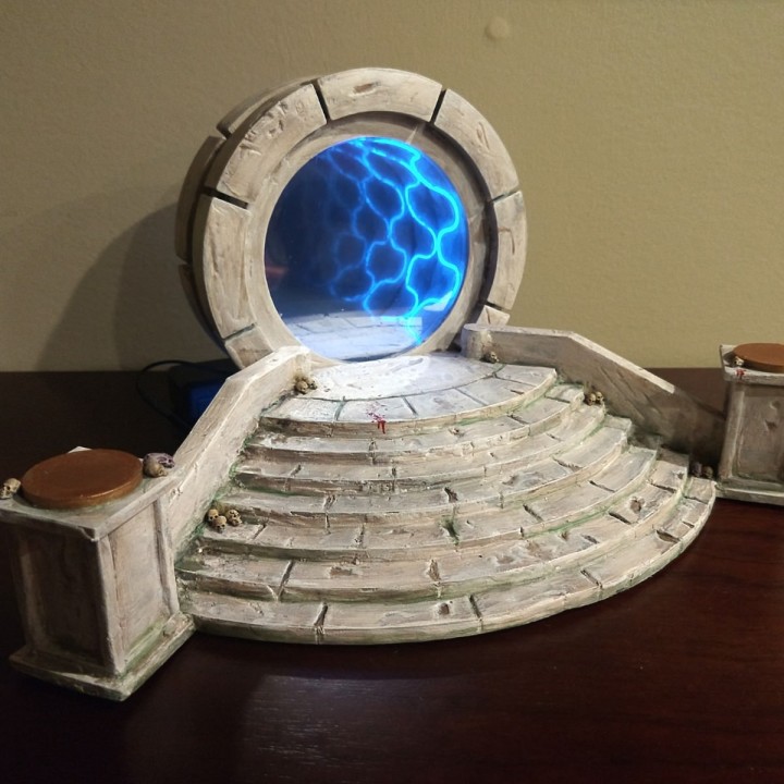 $2.50Enter the Warp - Miniature Scenery (Double Infinity Mirror) - Portal & Stairs