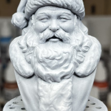 Picture of print of Santa Bust