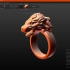 Lion head ring image