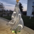 Christmas star tree print image