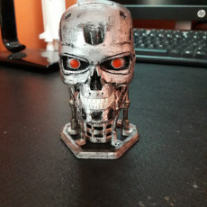 Picture of print of Terminator T800 Bust