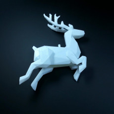 Picture of print of SANTA CLAUS'S REINDEER Lowpoly - by Objoy Creation