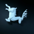 SANTA CLAUS'S REINDEER Lowpoly - by Objoy Creation print image