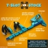 T-Slot VR Stock image