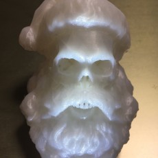 Picture of print of Skull Santa