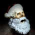 Skull Santa print image