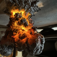 Picture of print of Rogue One Mining Tug Explosion