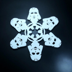 Picture of print of Star Wars Themed Christmas Snowflake Ornament This print has been uploaded by Li Wei Bing