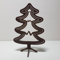 Picture of print of Spinning Christmas tree - Table top decoration