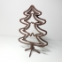 Spinning Christmas tree - Table top decoration print image