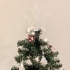Star Christmas tree topper print image