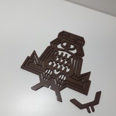 Picture of print of Dizzy owl - spinning owl table top decoration