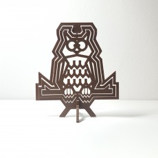 Picture of print of Dizzy owl - spinning owl table top decoration