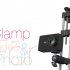 Clamp for vertical use. Photo and video shooting image