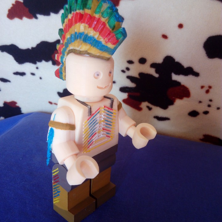 ARMS NATIVE AMERICAN LEGO GIANT (VILLAGE PEOPLE)