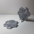 Spinning snowflake - table top print image