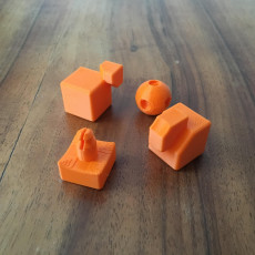 Picture of print of 3d Printed Rubix's Cube