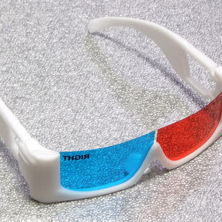 3D glasses frame for film-made anaglyph glasses