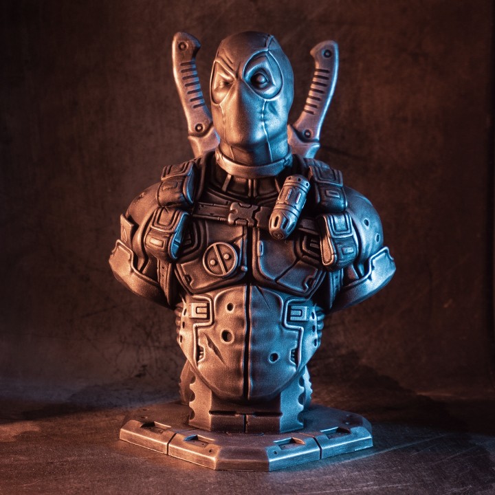 3d printed Deadpool Resin Bust Statue