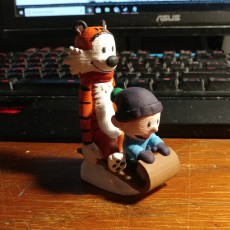 Picture of print of Calvin & Hobbes:  Winter Edition