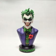 Picture of print of Joker bust