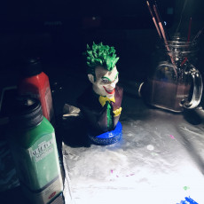 Picture of print of Joker bust