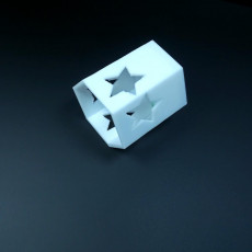 Picture of print of Star Pattern Candle Holder