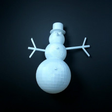 Picture of print of Snow Man