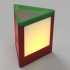 triangular lithophane lamp image