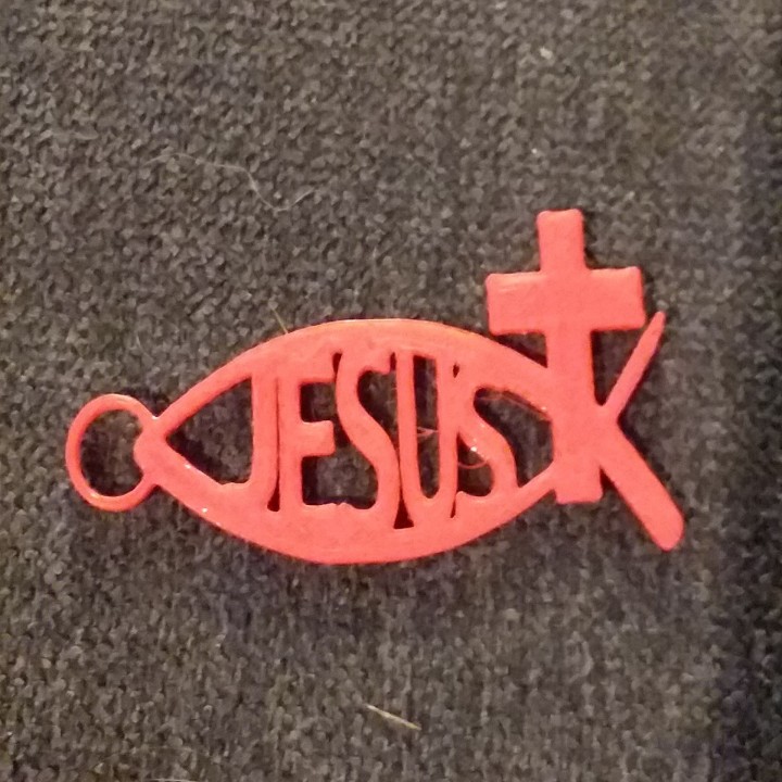 Jesus Fish Cross