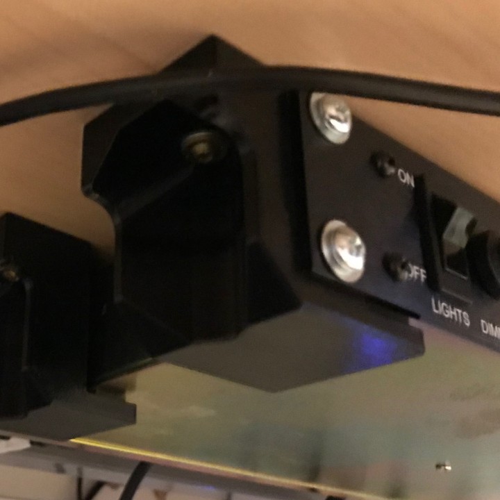 Under-Table Rack Mount Brackets - 1U, Pad and No-Pad versions
