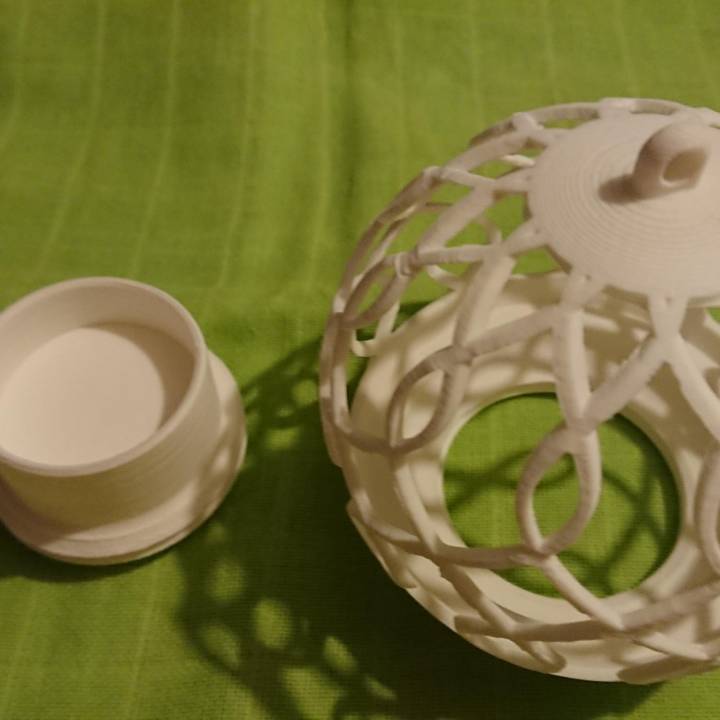 Candle holder-tree ball