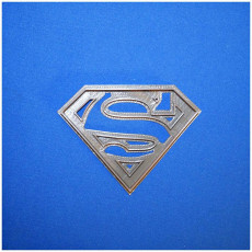 Picture of print of superman logo cookie cutter