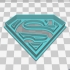 superman logo cookie cutter image