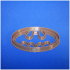 Batman logo cookie cutter print image