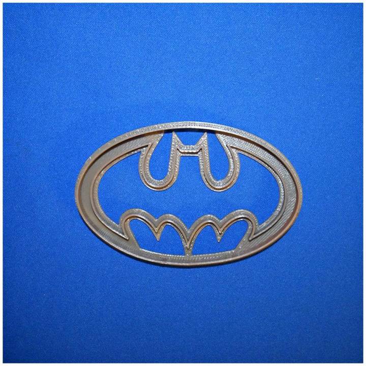 Batman logo cookie cutter