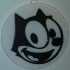 Felix the Cat (face only) fridge magnet & ornament / IEC3D image