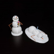 Picture of print of Calvin and Hobbes Snowmen Village (Collection)
