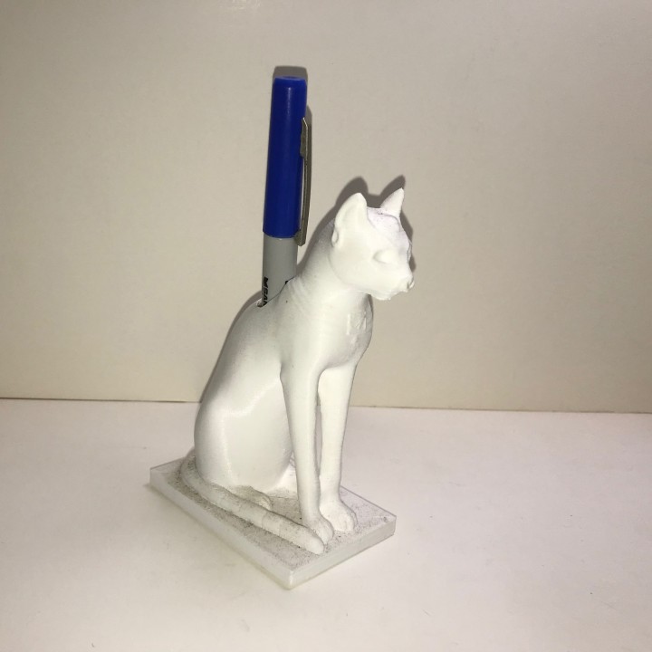 Gayer-Anderson Cat Pen Holder/Flower vase