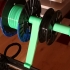 Spool holder for larger spools. image
