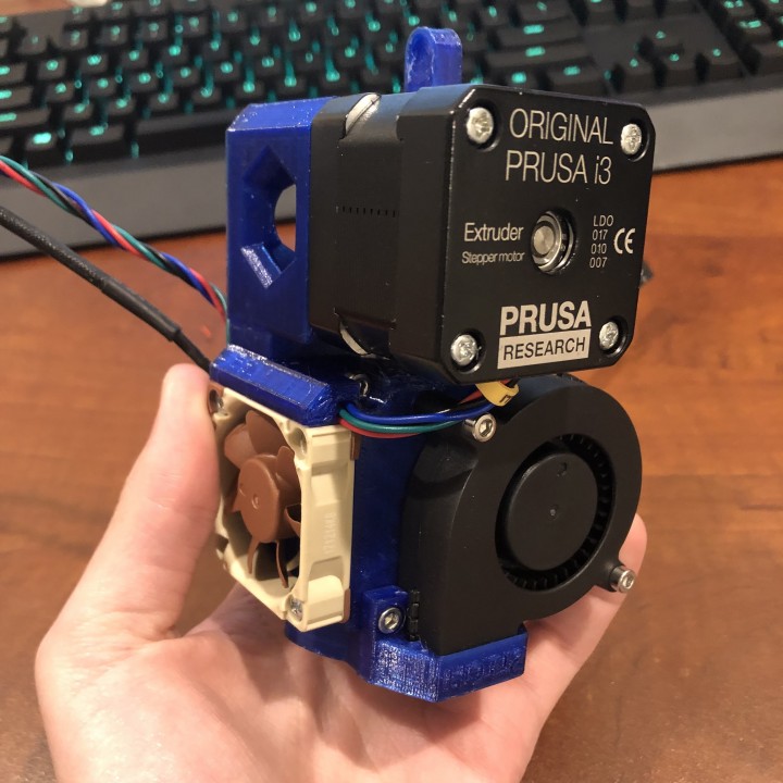 Prusa i3 MK 2/2s/3 Swappable Extruder 3mm Version