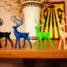 Picture of print of Christmas Deer This print has been uploaded by Mantas