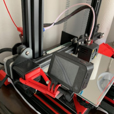 Picture of print of Ender 3 x axis GoPro mount