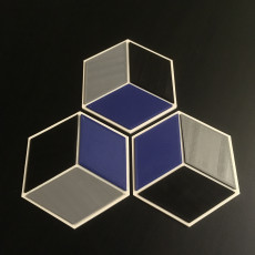 Picture of print of Modern Coasters - Hexagonal