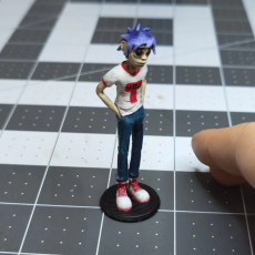 Picture of print of Gorillaz:  2D