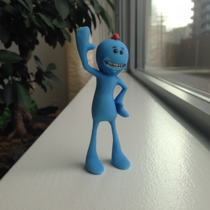 3D Printable Rick and Morty: New born Mr.Meeseeks by 3D Print Guy