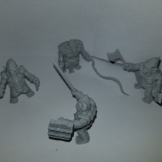 Picture of print of Bugbears with Handweapons